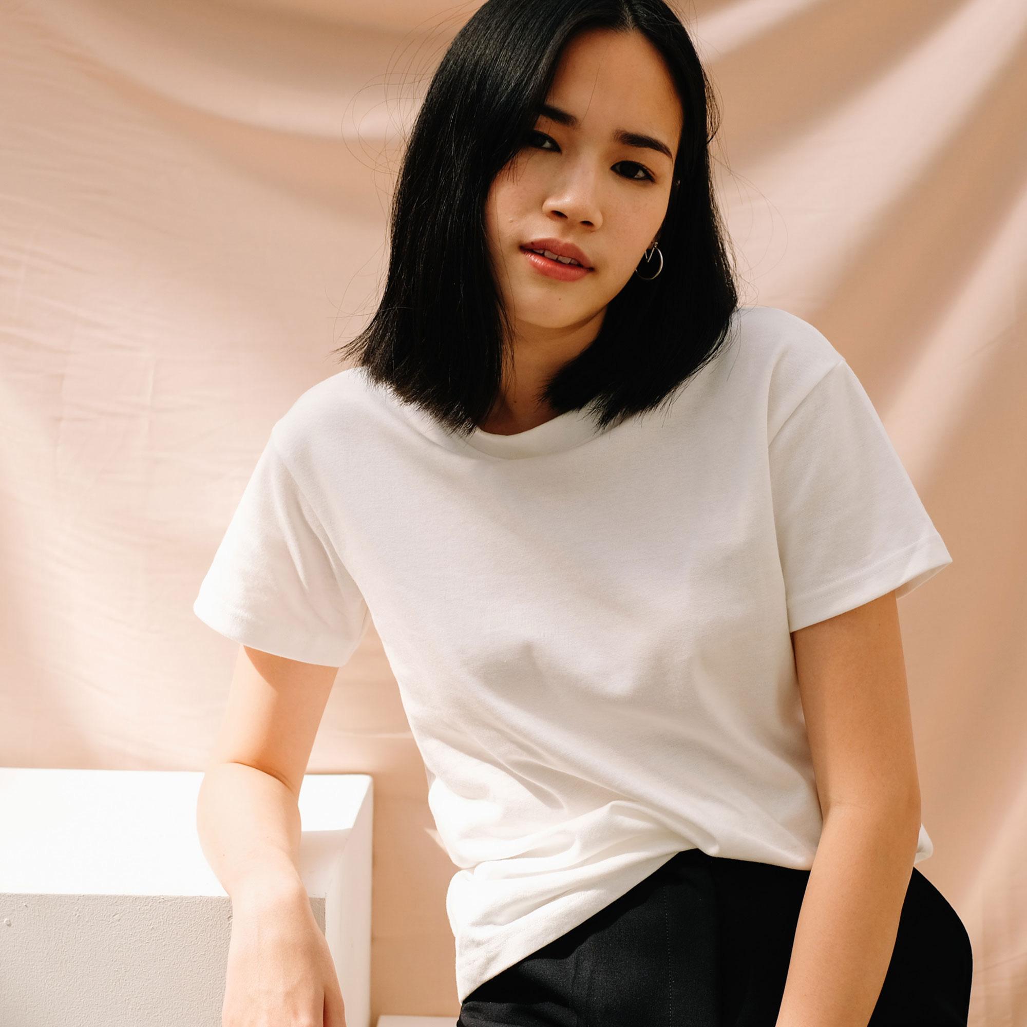 JELLYPLEASE เสื้อยืดผ้า cotton 100% ใส่สบาย ไม่ร้อน รุ่น BASIC TSHIRT มี 5 สี