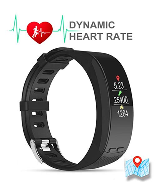 NANOTECH P5 GPS Fitness Bracelet Heart Rate Monitor Smart Band Smart Wristband Watch Phone Activity Tracker