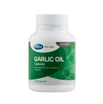 Mega We Care Garlic Oil 100เม็ด x ( 1กระปุก) น้ำมันกระเทียม Mega We Care Garlic Oil 100เม็ด x ( 1กระปุก) น้ำมันกระเทียม