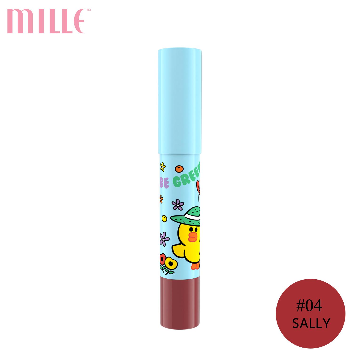 Mille ลิปเครยอน Line Friends l Mille Iconic Crayon Lip Color 2.5g.