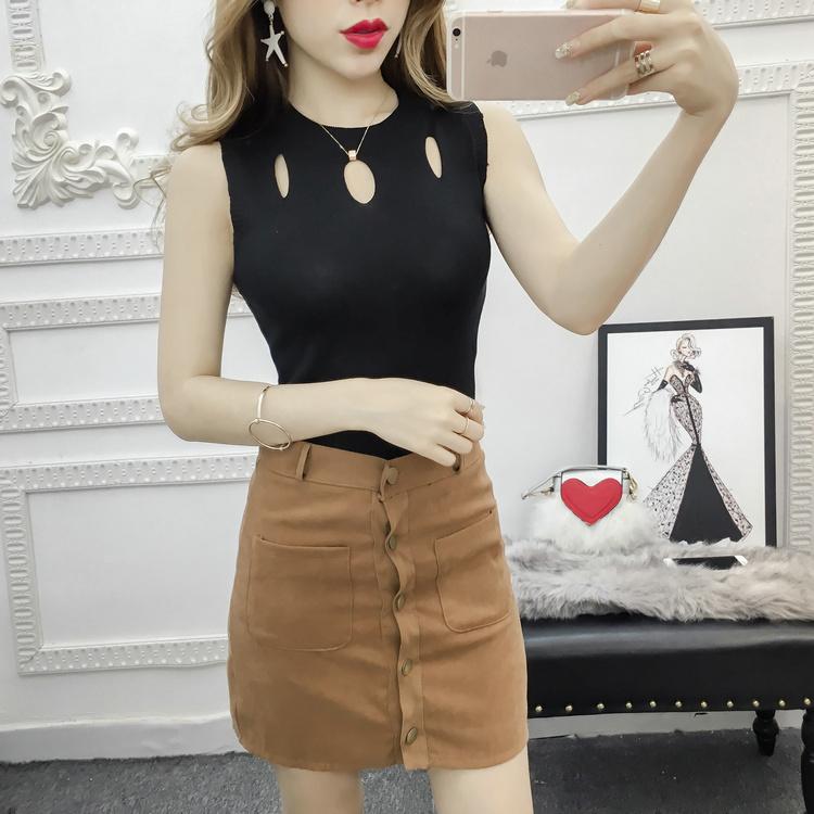 ถูกที่สุดในแอพ!เสื้อครอป เสื้อสายเดี่ยว เสื้อคล้องคอ เสื้อแฟชั่นเกาหลี เสื้อกล้ามแฟชั่น BX011#