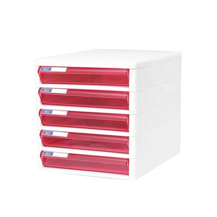 ORCA ตู้เอกสาร TCB-5 / โครงขาวลิ้นชักสีใส 5 ชั้น
