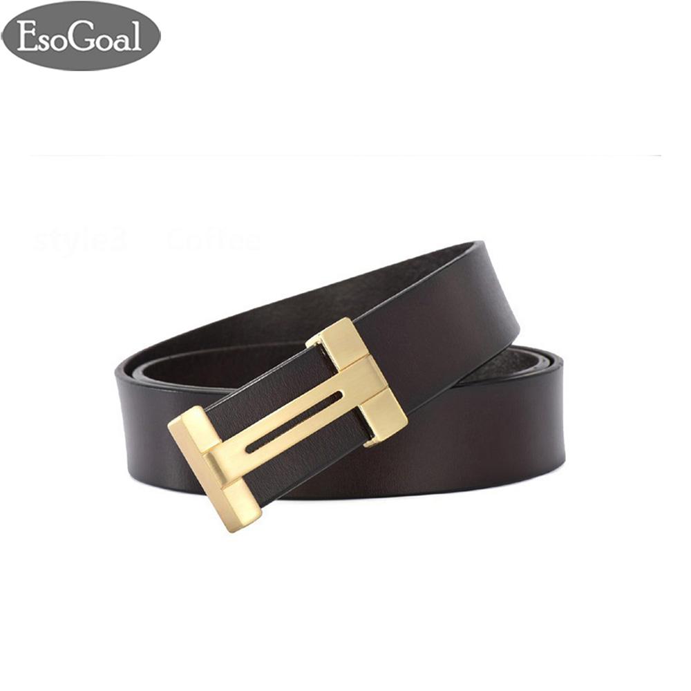 EsoGoal สำหรับผู้ชายแบบ Esogoal H เข็มขัดหนังพร้อมหัวเข็มขัดแบบถอดได้ Business Casual Leather Belt (120 เซนติเมตร) EsoGoal สำหรับผู้ชายแบบ Esogoal H เข็มขัดหนังพร้อมหัวเข็มขัดแบบถอดได้ Business Casual Leather Belt (120 เซนติเมตร)