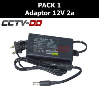 Adaptor กล้องวงจรปิด 12V 2Amp (อย่างดี)