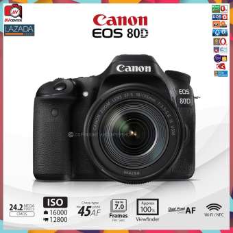 CANON EOS 80D Kit EF-S 18-135 mm F3.5-5.6 IS USM ผ่อน 0% 10 เดือน CANON EOS 80D Kit EF-S 18-135 mm F3.5-5.6 IS USM ผ่อน 0% 10 เดือน