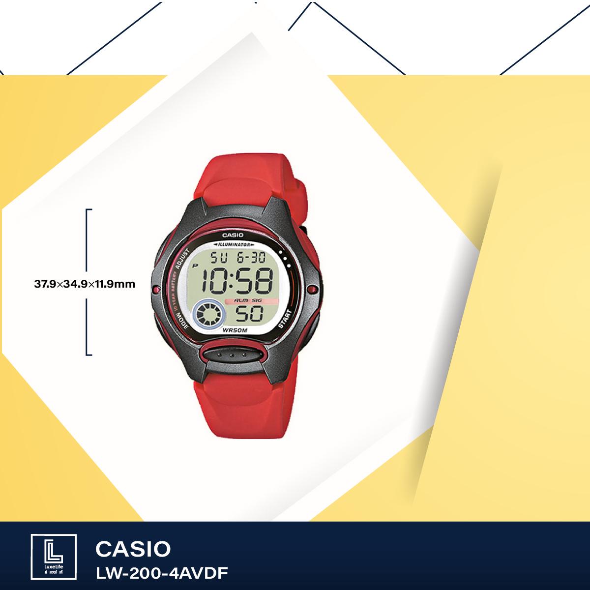 นาฬิกาข้อมือ Casio รุ่น LW-200 นาฬิกาข้อมือเด็ก สายเรซิน นาฬิกาข้อมือ Casio รุ่น LW-200 นาฬิกาข้อมือเด็ก สายเรซิน