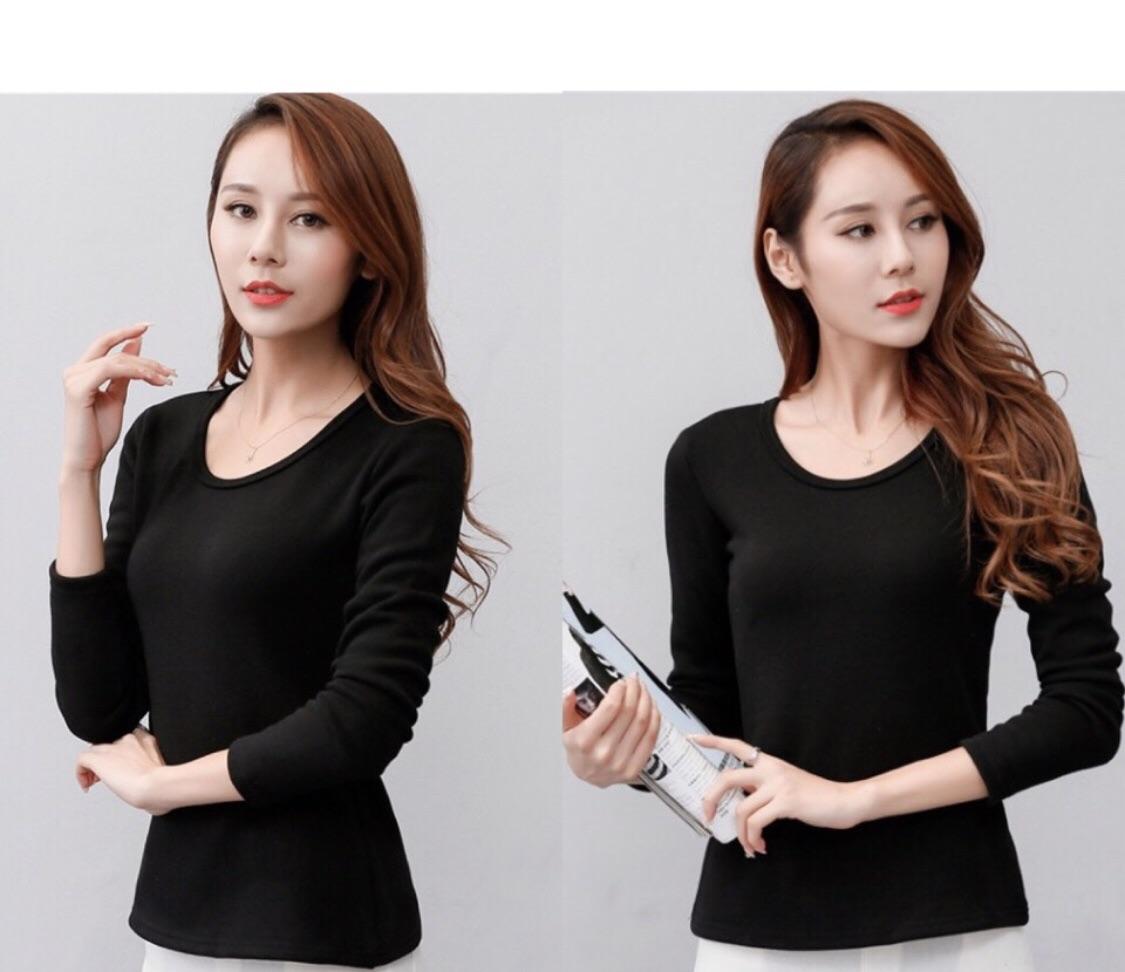 เสื้อลองจอน เสื้อบุขนกันหนาว เสื้อกันหนาว ฮิตเทคกันหนาว มีสีดำ สีขาว สีเทา มี M L XL XXL พร้อมส่งด่วน