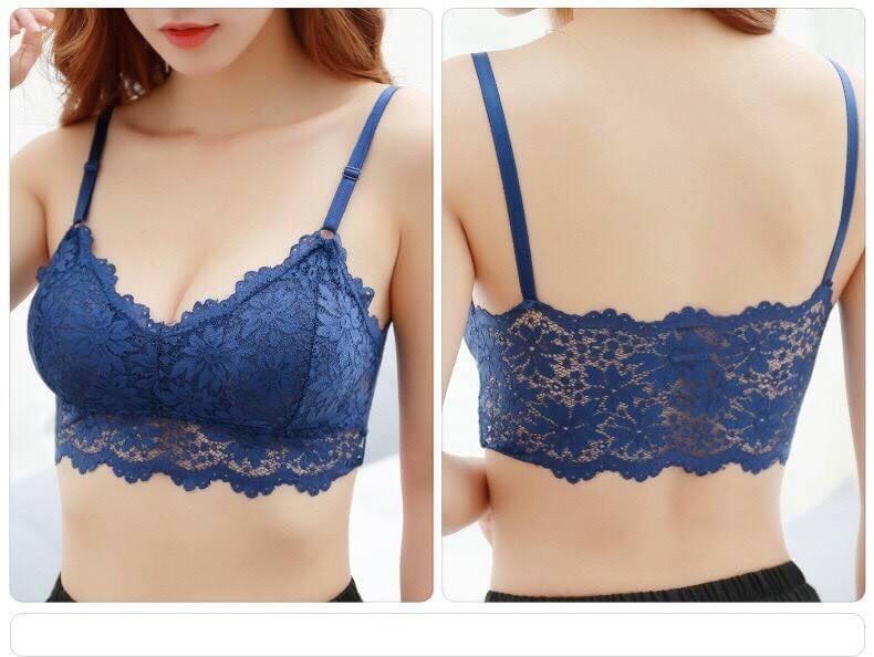 เกาะอกผ้าไร้ขอบ ผ้าลื่นใส่สบาย ชุดชั้นใน เสื้อชั้นใน B085#