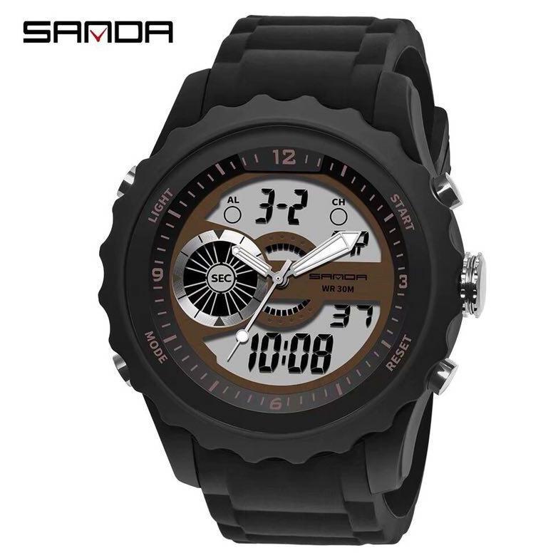 (มี 7 สีให้เลือก) SANDAนาฬิกาดิจิตอลสไตล์สปอร์ต กันน้ำได้ดี รุ่น SD769 แถมกล่องเหล็กฟรี
