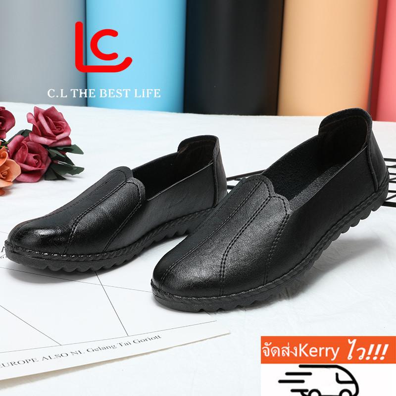CL รองเท้าหญิงแบบสวม รองเท้าสตรี รองเท้าหุ้มส้น เซฟตี้ CDMB8827 Size36-41