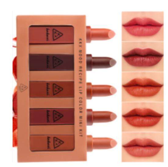 Red RECIPE LIP COLOR MINI KIT 5 สีโทนแดง(1 เซท) Red RECIPE LIP COLOR MINI KIT 5 สีโทนแดง(1 เซท)