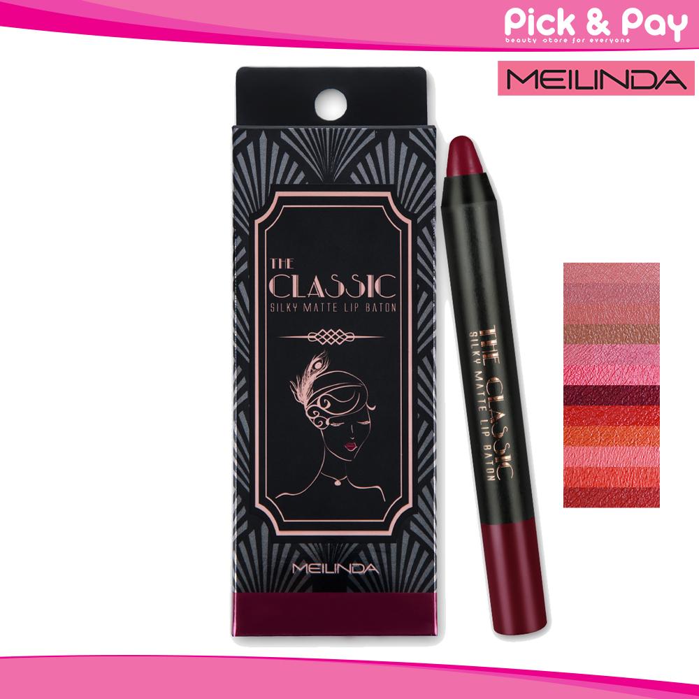 Mei Linda เมลินดา ลิปสติก เนื้อเนียนแบบแมท Classic Silky Matte Lip Baton MC2046 (PNP) Mei Linda เมลินดา ลิปสติก เนื้อเนียนแบบแมท Classic Silky Matte Lip Baton MC2046 (PNP)