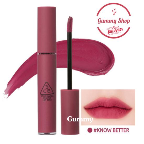 มีให้เลือก หลายสี ค่ะ 3CE Velvet Lip Tint _Gummy Shop