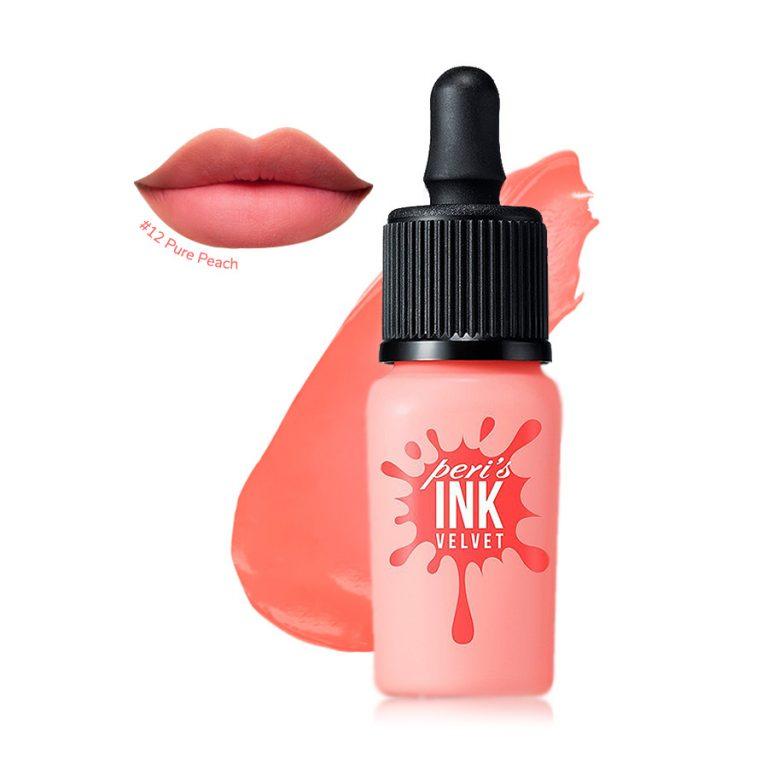 PERIPERA: ลิปแมทเนื้อครีม PERI’S INK VELVET #12 PURE PEACH PERIPERA: ลิปแมทเนื้อครีม PERI’S INK VELVET #12 PURE PEACH