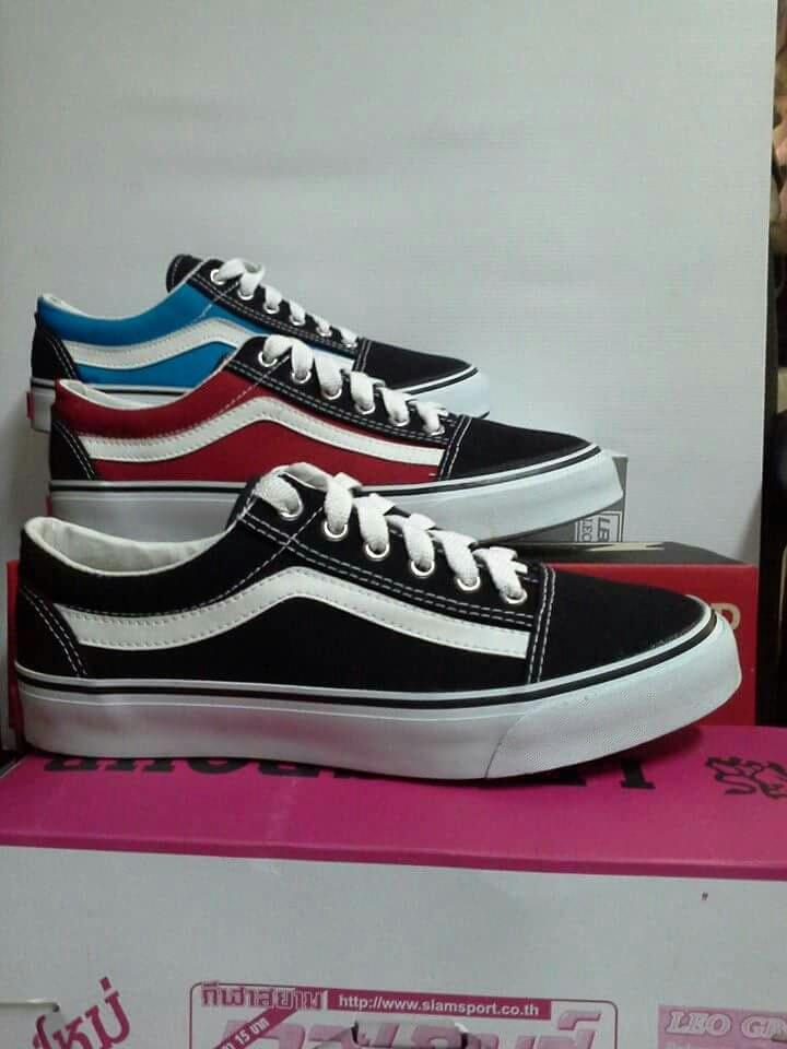 รองเท้าผ้าใบ ทรงVans by Leo&mashareแท้