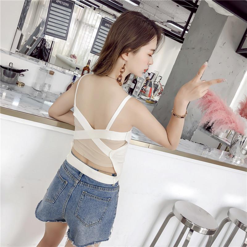 ถูกที่สุดในแอพ!เสื้อครอป เสื้อสายเดี่ยว เสื้อคล้องคอ เสื้อแฟชั่นเกาหลี เสื้อกล้ามแฟชั่น BX060#