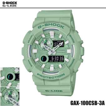 Casio G-Shock G-Lide นาฬิกาข้อมือผู้ชาย สายเรซิ่น รุ่น GAX-100CSB-3A Casio G-Shock G-Lide นาฬิกาข้อมือผู้ชาย สายเรซิ่น รุ่น GAX-100CSB-3A