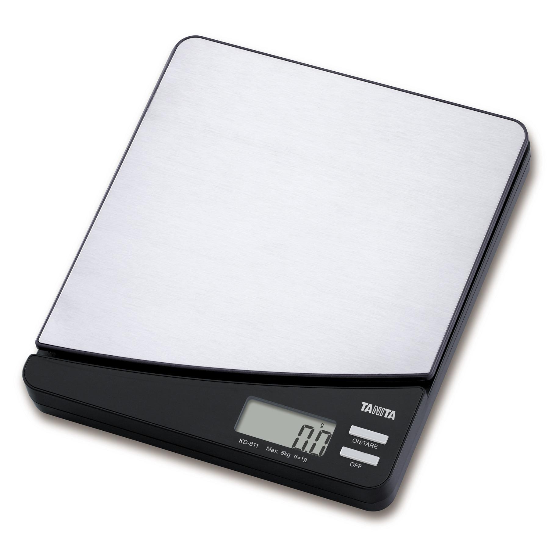 Tanita Digital Kitchen Scale Stainless Steel เครื่องชั่งน้ำหนักสเตนเลส ยี่ห้อ ทานิต้า รุ่น KD-811 0-5 กก, ความละเอียด 1 กรัม