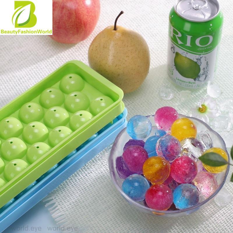 ICE ลูกบอล Maker ถาดพลาสติกรูปทรงกลมแม่พิมพ์แม่พิมพ์ปาร์ตี้อิฐเครื่องมือแถบรอบ - นานาชาติ