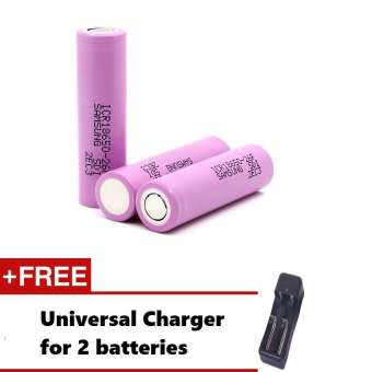 3ก้อนถ่านชาร์จ Samsung 18650 2600 mah 26f Samsung 18650 ICR18650-26FM Lithium-ion battery Li-ion, 2600 mah ถ่านไฟฉาย รถบังคับ วิทยุ ถ่านชาร์จ + ที่ชาร์จ 3ก้อนถ่านชาร์จ Samsung 18650 2600 mah 26f Samsung 18650 ICR18650-26FM Lithium-ion battery Li-ion, 2600 mah ถ่านไฟฉาย รถบังคับ วิทยุ ถ่านชาร์จ + ที่ชาร์จ