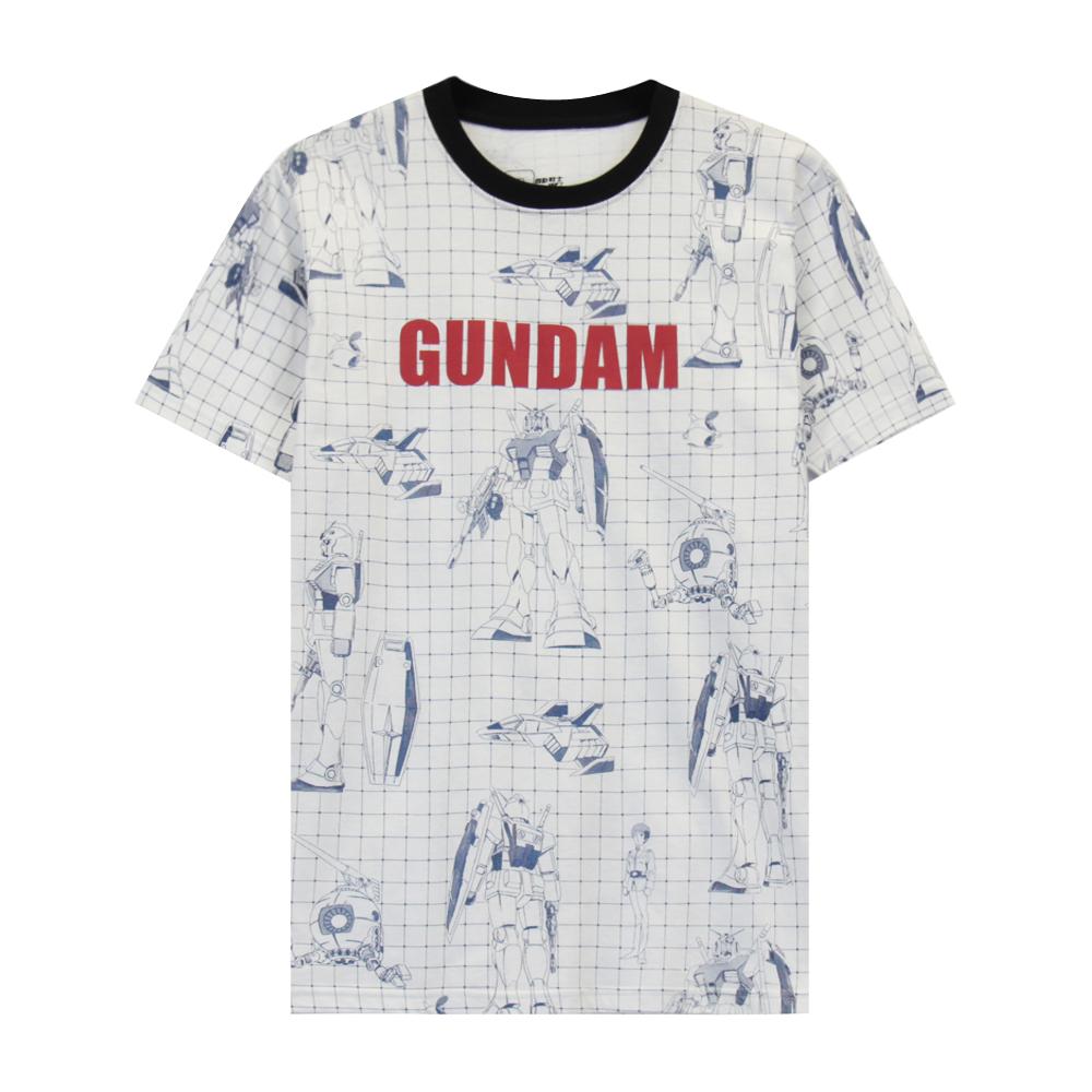 เสื้อยืด การ์ตูนญี่ปุ่น Gundam ลิขสิทธิ์แท้ รุ่น 0918-037