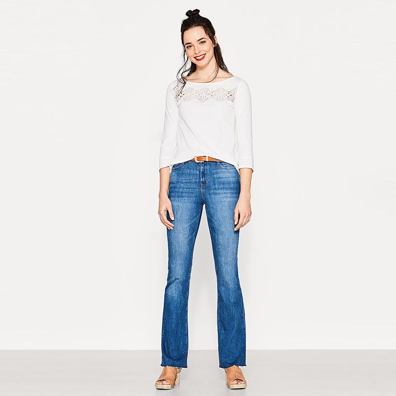 ESPRIT เสื้อยืดแขนยาว ผู้หญิง รหัส 047CC1K012
