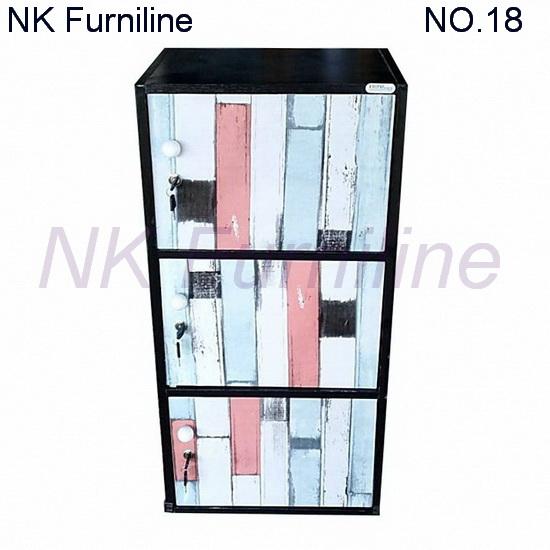NK Furniline ตู้ล็อคเกอร์ ตู้เอนกประสงค์3ชั้น รุ่น Box1-3D2tone(43x30x87cm.)-ประกอบส่งเป็นตัว NK Furniline ตู้ล็อคเกอร์ ตู้เอนกประสงค์3ชั้น รุ่น Box1-3D2tone(43x30x87cm.)-ประกอบส่งเป็นตัว