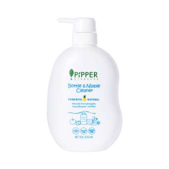 PiPPER STANDARD ผลิตภัณฑ์ล้างขวดนม กลิ่นเจนเทิลเฟรช 500 มล (Bonz500 90910617 = 1 pcs.)