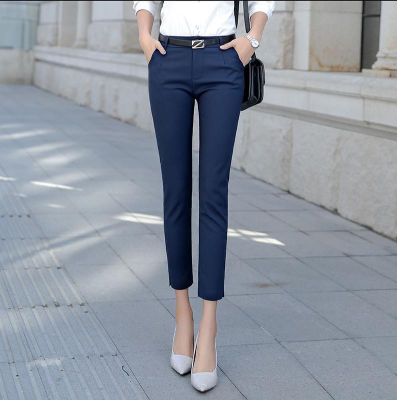 ZASHION กางเกงขายาวผู้หญิง Classic Minimalist Casual Women Pants Jeans
