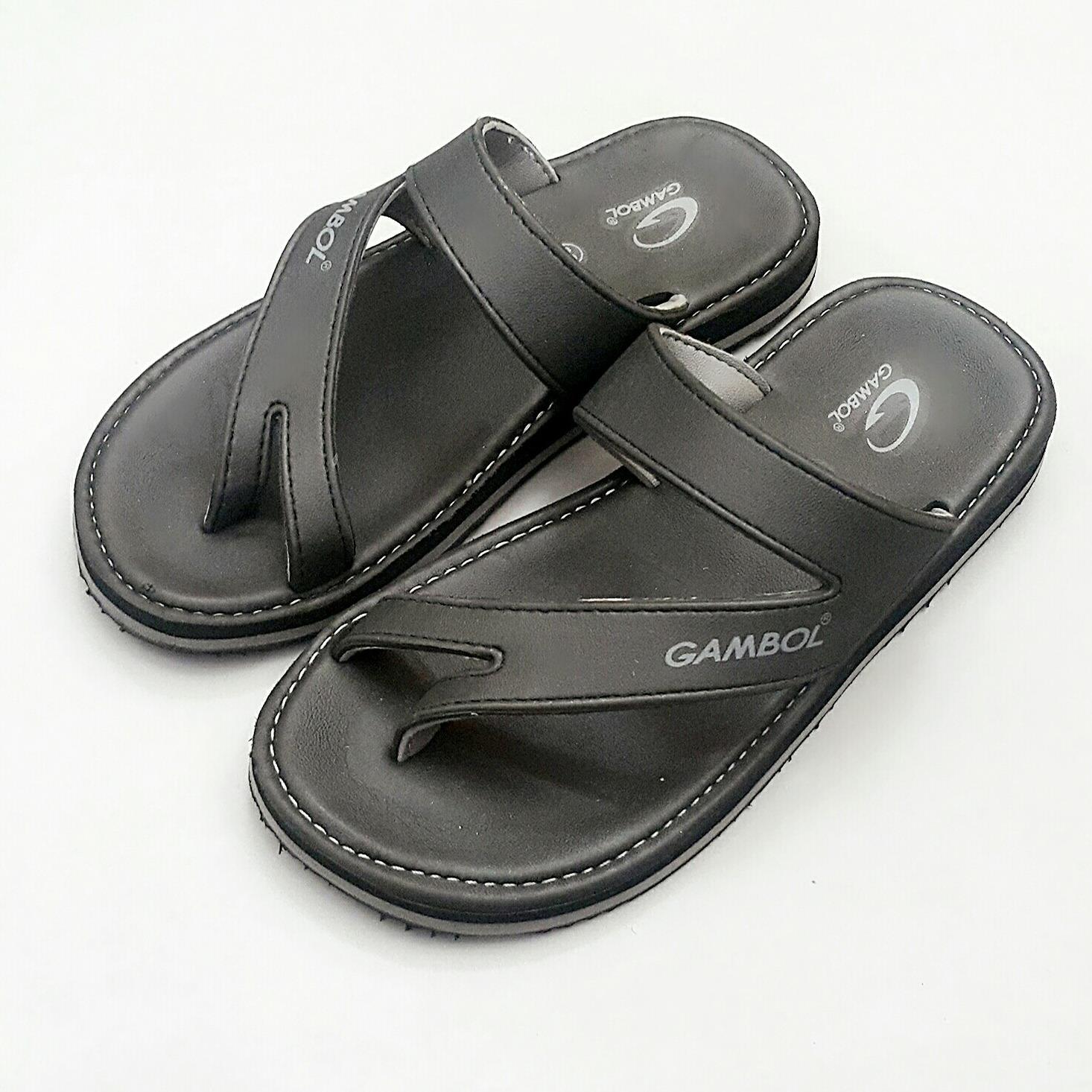 Gambol รองเท้าแตะผู้ชาย ใส่เดินสบายหูหนีบและคาดรุ่น GM11276 สีดำ Gambol รองเท้าแตะผู้ชาย ใส่เดินสบายหูหนีบและคาดรุ่น GM11276 สีดำ