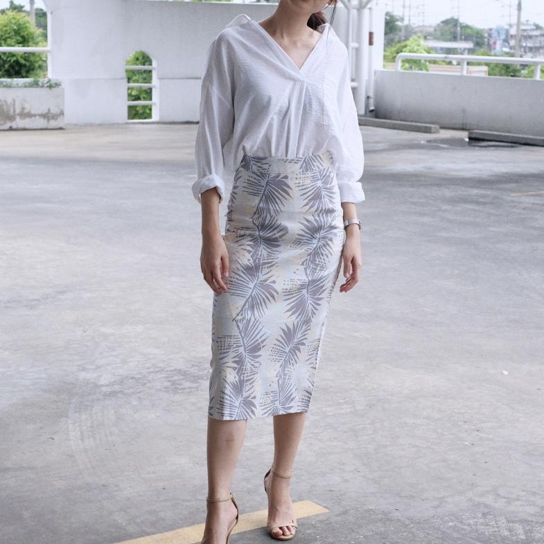Fadthings - กระโปรง รุ่น palm tree skirt