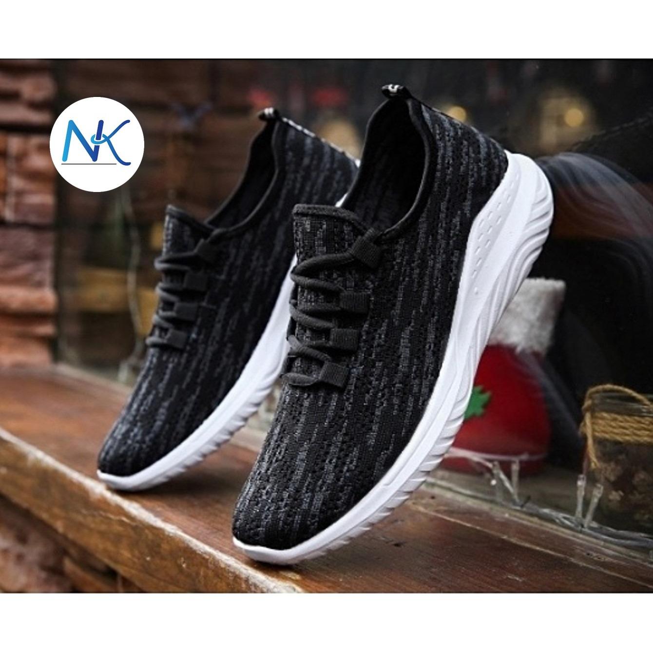 nkshop รองเท้าผ้าใบ รองเท้าผ้าใบผู้ชาย รองเท้าลำลอง เบาสบายสวมใส่ง่าย