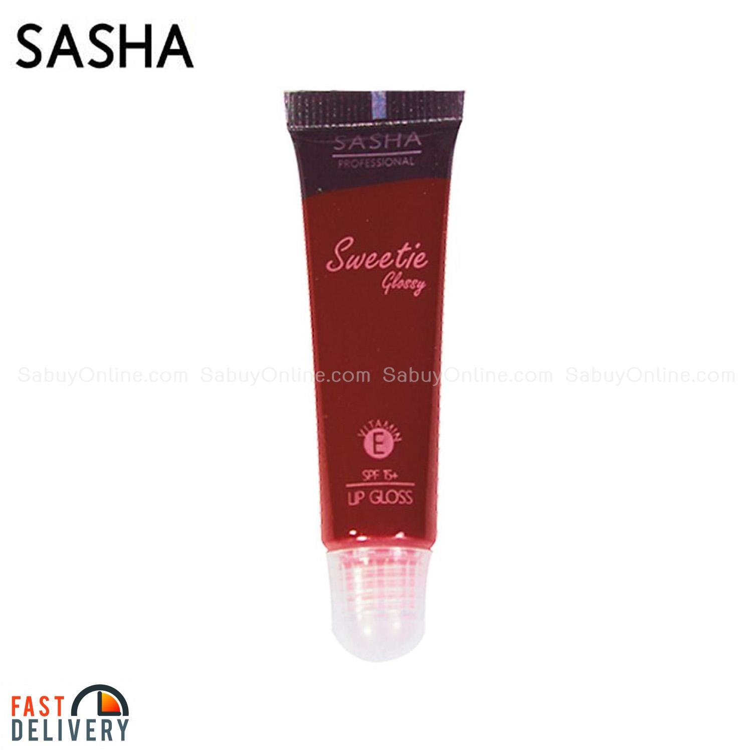 Sasha Sweety Glossy #2 ส้มแดง
