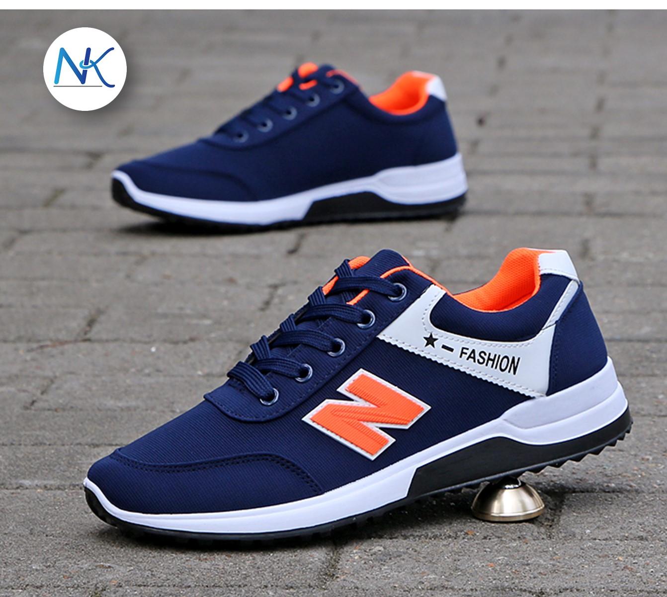 nkshop รองเท้าผ้าใบผู้ชาย N สไตล์สปอร์ต