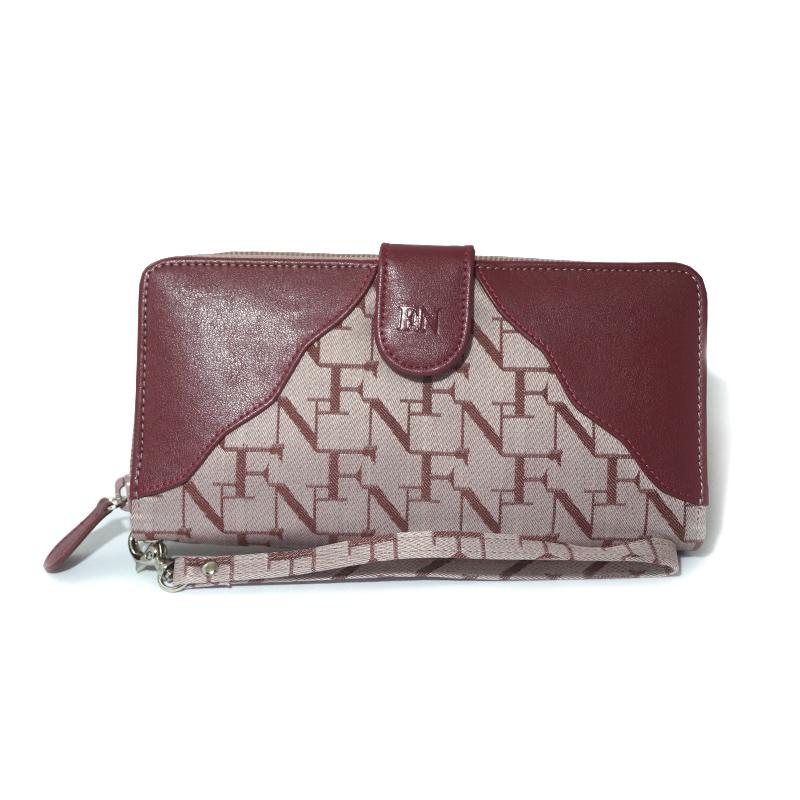FN BAG กระเป๋าสตางค์ Wallet 1208-24009-065 Col.Red Tan กระเป๋าสตางค์ กระเป๋าสตางค์และกระเป๋าอื่นๆ กระเป๋าผู้หญิง