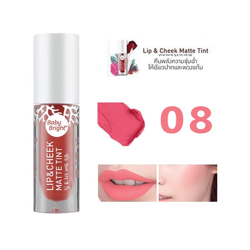 Baby Bright Lip & Cheek Matte Tint 2.4g ลิปทินท์ ทาแก้ม เนื้อแมท Baby Bright Lip & Cheek Matte Tint 2.4g ลิปทินท์ ทาแก้ม เนื้อแมท