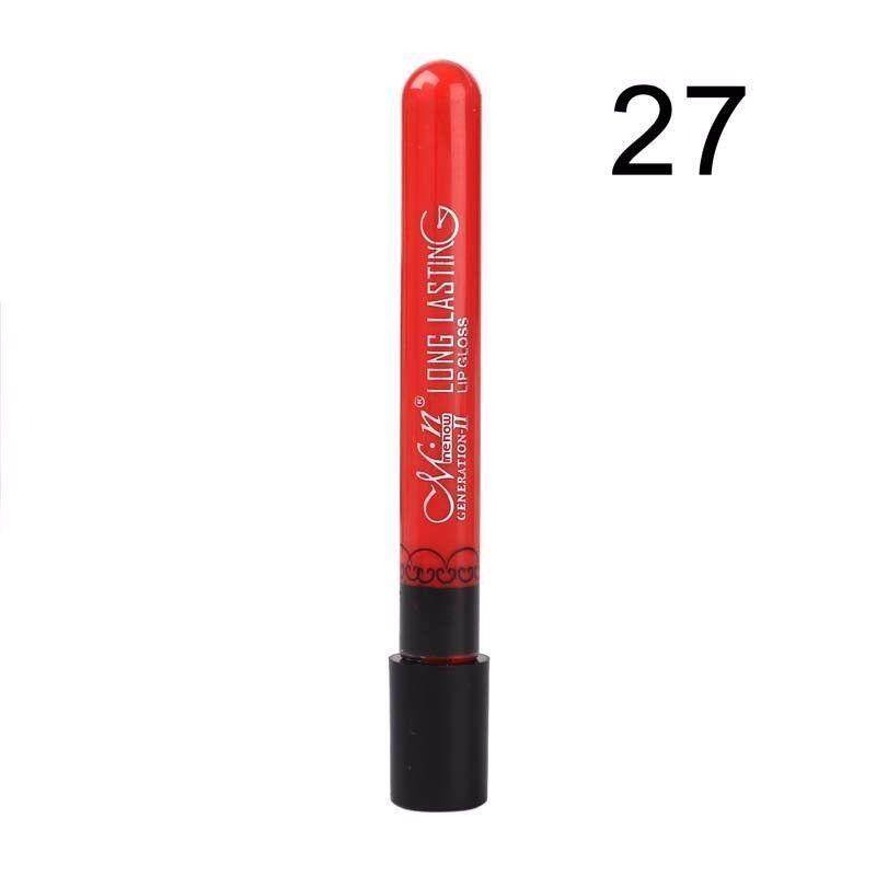 ใช้ดี/ถูก LIP GLOSS MENOW ลิปจุ๊ปไม่หลุด เบอร์ 27 สนใจติดต่อสอบถามราคาส่ง LINE : @meemie