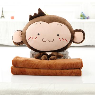 หมอนผ้าห่ม ผ้าห่มตุ๊กตา ลิงโยโย่ Monkey yoyo