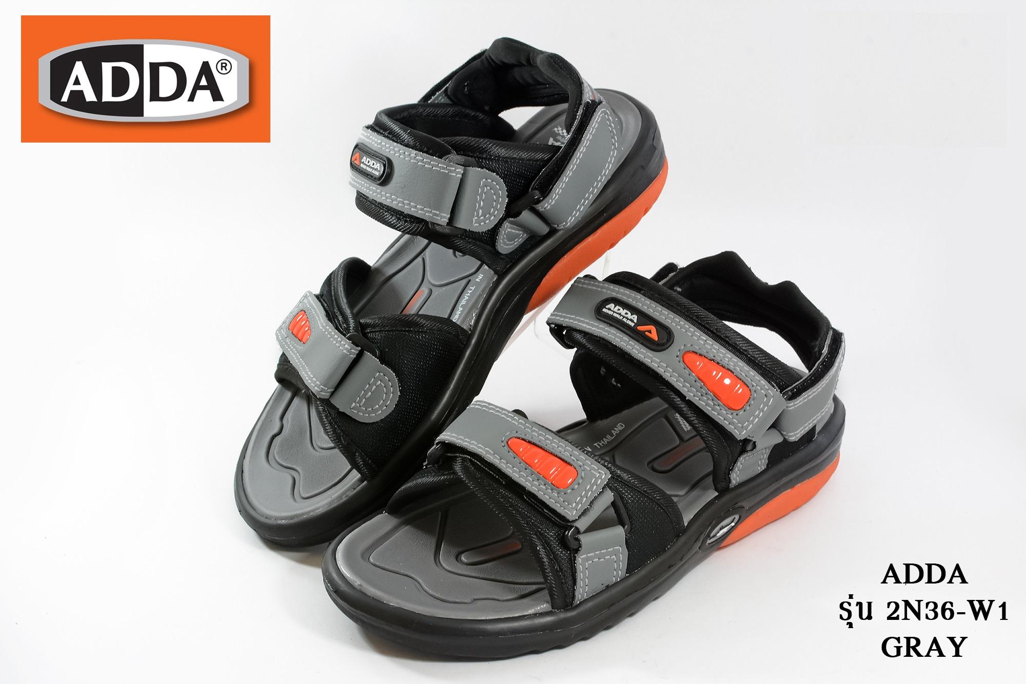 ADDA รองเท้ารัดส้นสกอล์ แฟชั่น รุ่น 2N36-M1 สีดำ-แดง เบอร์ 7-9