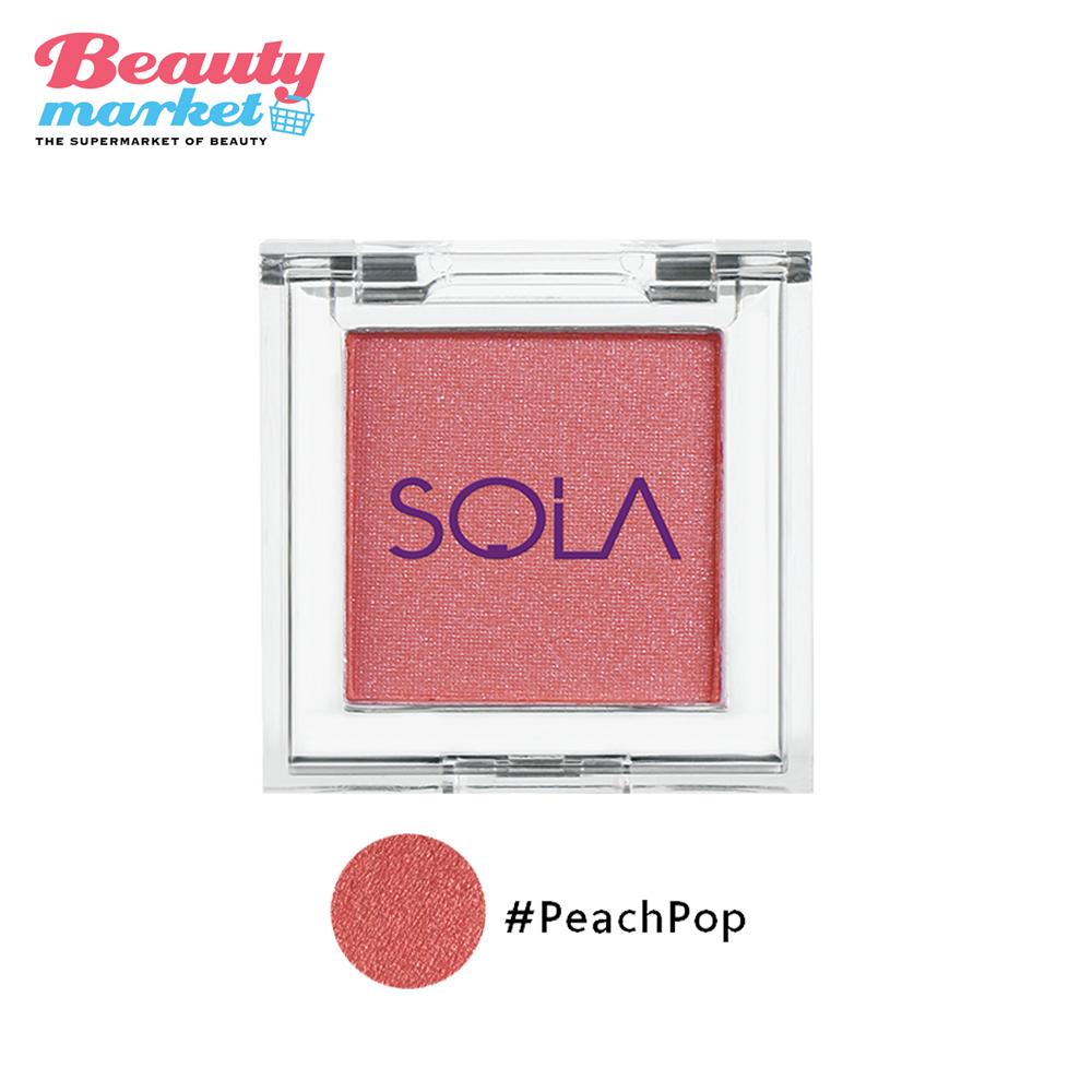 Sola Pop Cheek Blusher Pop โซลา ป๊อป ชีค บลัชเชอร์ ป๊อป