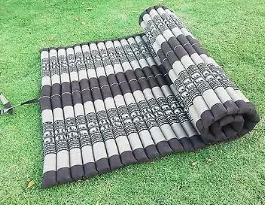 THAI PAN ที่นอนลูกระนาดผ้าขิด OTOP ตกแต่งบ้าน ขนาดใหญ่ (3.5 ฟุต)105 x 200 ซม.TOPPER เสริมเตียง Thai Roll Up Mattress kapok 100% Filled Camping Mat Yoga Mat Day Bed THAI PAN ที่นอนลูกระนาดผ้าขิด OTOP ตกแต่งบ้าน ขนาดใหญ่ (3.5 ฟุต)105 x 200 ซม.TOPPER เสริมเตียง Thai Roll Up Mattress kapok 100% Filled Camping Mat Yoga Mat Day Bed