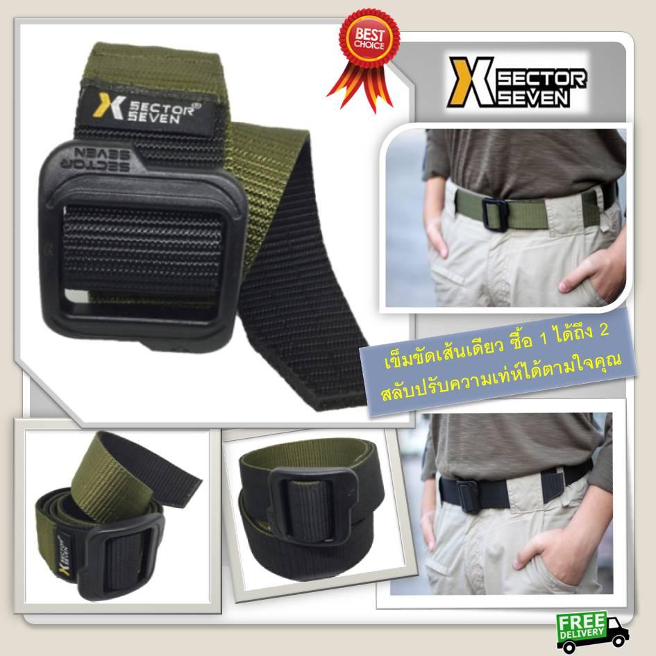 เข็มขัด สองด้าน สองสี SECTOR SEVEN Tactical Operator Belt , ใส่ได้สองด้าน สีเขียว-สีดำ เข็มขัด สองด้าน สองสี SECTOR SEVEN Tactical Operator Belt , ใส่ได้สองด้าน สีเขียว-สีดำ