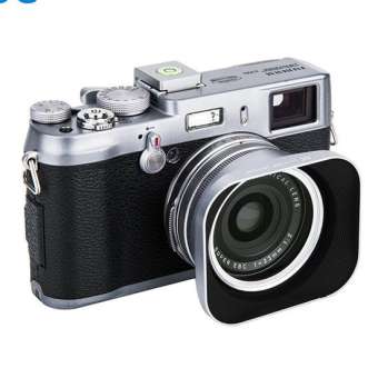 JJC LH-JX100F เลนส์ฮูดสำหรับกล้อง Fuji x100 ทุกรุ่น ขนาด 49MM สีเงิน
