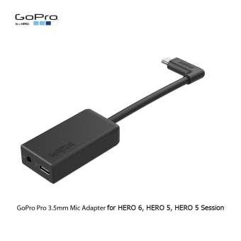 GoPro Pro 3.5mm Mic Adapter for HERO7 Black, HERO6 Black, HERO5 Black or HERO5 Session.(สินค้า GoProแท้)