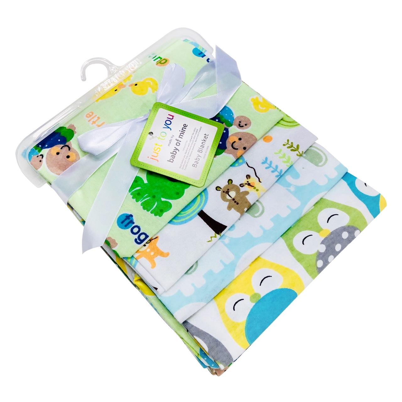 Set 4 ผืน ผ้าห่มเด็ก ผ้าอ้อม ผ้าห่อตัว ผ้าอเนกประสงค์ สีเขียว+ฟ้า 1 Set (ลูกเจี๊ยบ,ช้าง,นกฮูก,หมี) Set 4 ผืน ผ้าห่มเด็ก ผ้าอ้อม ผ้าห่อตัว ผ้าอเนกประสงค์ สีเขียว+ฟ้า 1 Set (ลูกเจี๊ยบ,ช้าง,นกฮูก,หมี)