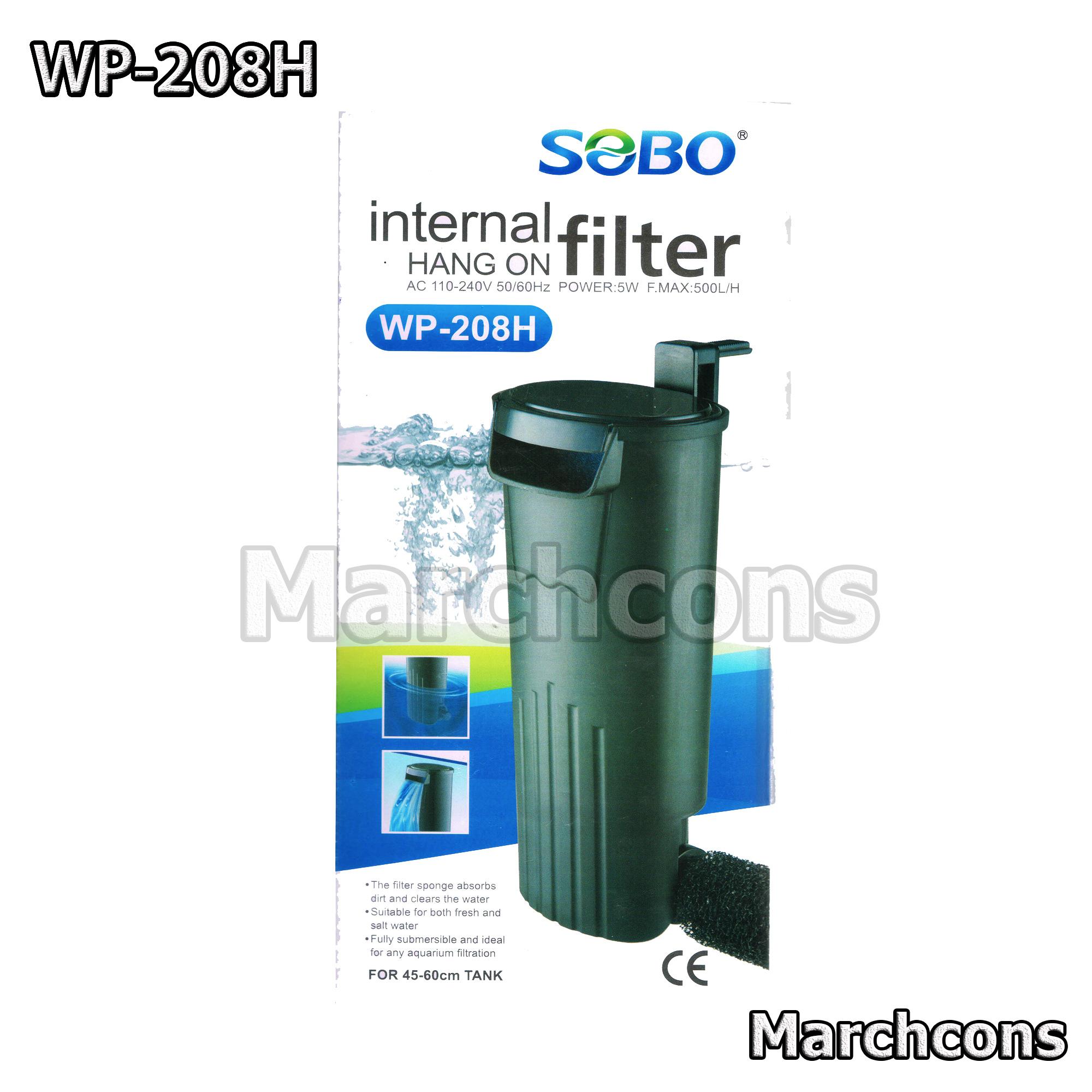 SOBO ปั๊มน้ำ WP-208H พร้อม ระบบกรองน้ำ ตู้ปลา ขนาด 45-60 ซม. บ่อปลา น้ำพุ ปั๊มแช่ ปั๊มน้ำพุ ปั้มน้ำได้ 500 L/H ขนาด 5W ตู้ปลาขนาด 16-24นิ้ว แกนใบพัดเซรามิค น้ำแรง สม่ำเสมอ เส FILTER น้ำแรง สม่ำเสมอ เสียงเงียบแข็งแรงทนทาน ทำ ออกซิเจน น้ำใส แต่งสวน ตู้ปลา SOBO ปั๊มน้ำ WP-208H พร้อม ระบบกรองน้ำ ตู้ปลา ขนาด 45-60 ซม. บ่อปลา น้ำพุ ปั๊มแช่ ปั๊มน้ำพุ ปั้มน้ำได้ 500 L/H ขนาด 5W ตู้ปลาขนาด 16-24นิ้ว แกนใบพัดเซรามิค น้ำแรง สม่ำเสมอ เส FILTER น้ำแรง สม่ำเสมอ เสียงเงียบแข็งแรงทนทาน ทำ ออกซิเจน น้ำใส แต่งสวน ตู้ปลา