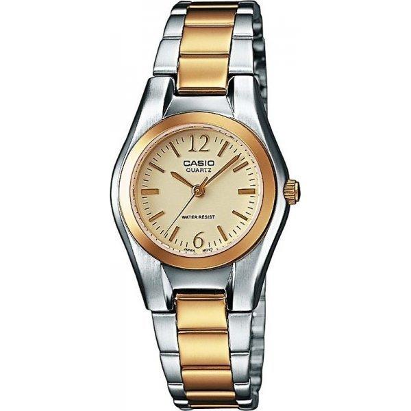 Casio นาฬิกาข้อมือผู้หญิง สองกษัตริย์ สายสแตนเลส รุ่น LTP-1253SG ของแท้ประกันศูนย์