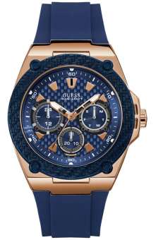 นาฬิกาข้อมือผู้ชาย Guess Blue Dial Multifunction Men's Watch W1049G2 นาฬิกาข้อมือผู้ชาย Guess Blue Dial Multifunction Men's Watch W1049G2
