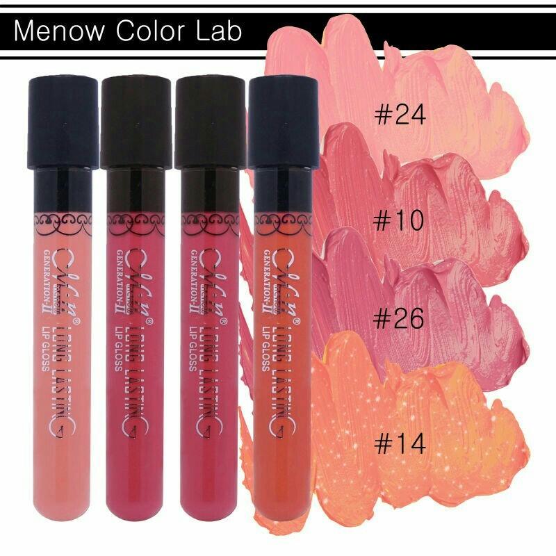ของแท้-ราคาถูก โปร 4แท่ง196 บาท แถม1แท่ง ลิปกลอสมีนาว MENOW เบอร์ 24 10 26 14 ของแท้-ราคาถูก โปร 4แท่ง196 บาท แถม1แท่ง ลิปกลอสมีนาว MENOW เบอร์ 24 10 26 14