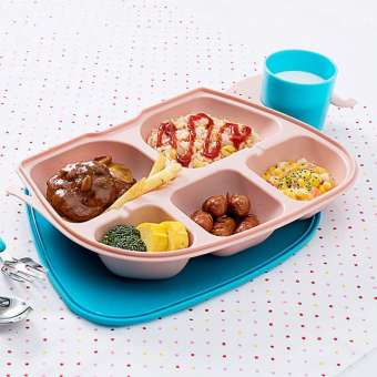 Firgi -Elephant Food Tray - ถาดอาหารเด็ก มีฝาปิด